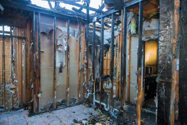 Professional Emergency Fire Cleanup technician working in Vernal, UT